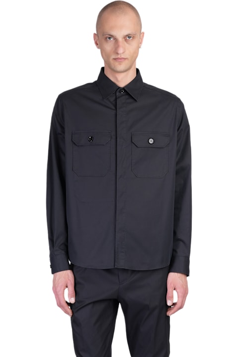 Shirts for Men Zegna Shirt In Black Cotton