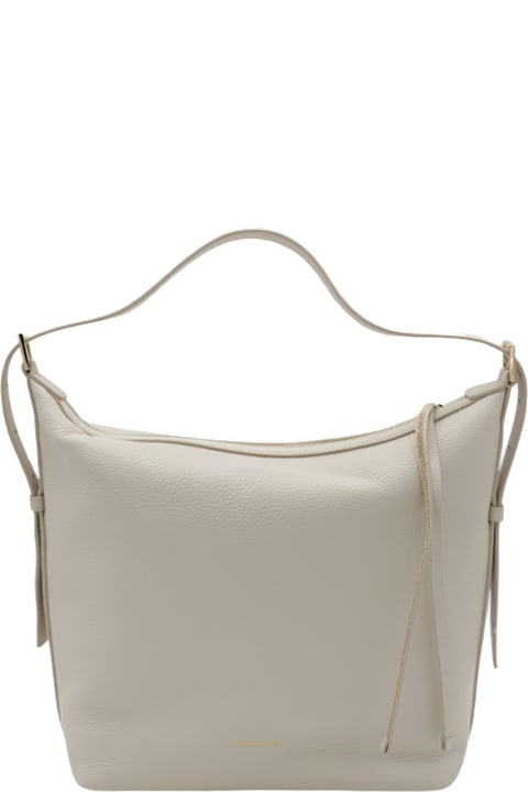 Fabiana Filippi White Leather Shoulder Bag | italist, ALWAYS