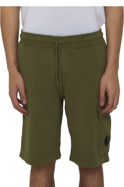 C.P. Company Pants for Men C.P. Company Cotton Fleece Bermuda Shorts