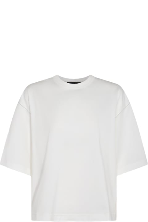 Fabiana Filippi Topwear for Women Fabiana Filippi White Cotton T-shirt