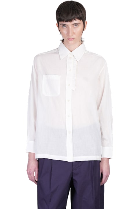 Antik Batik Topwear for Women Antik Batik Angelo Shirt In White Cotton