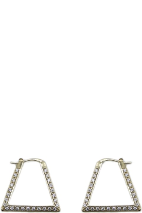 Earrings for Women Bottega Veneta Sterling Silver Earrings With Cubic Zirconia
