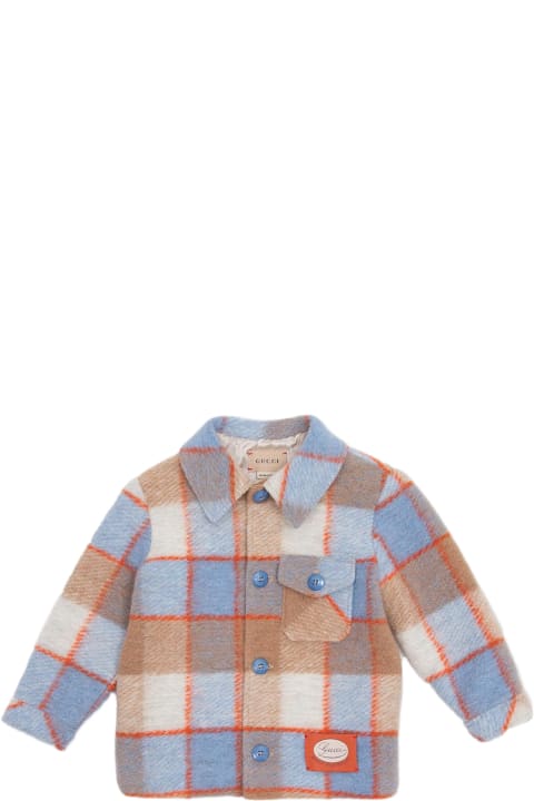 Coats & Jackets for Baby Boys Gucci Checked Jacket