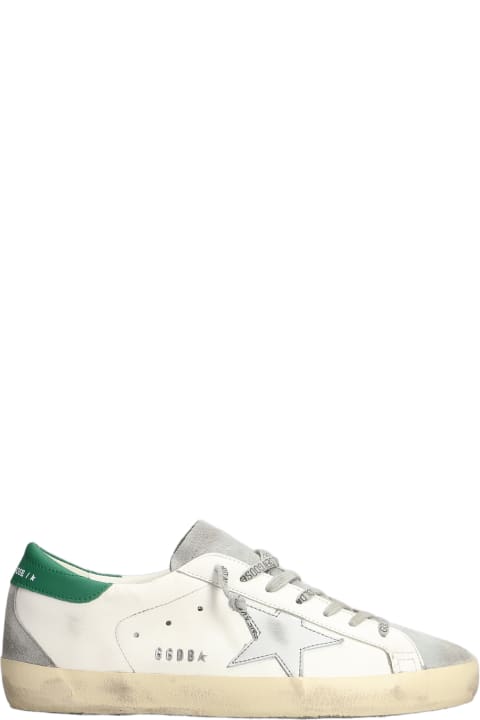 Golden Goose Sneakers for Men Golden Goose Superstar Sneakers In White Suede And Leather
