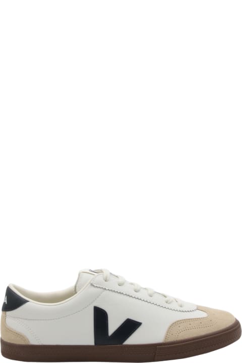Sneakers for Men Veja White Leather Volley Sneakers