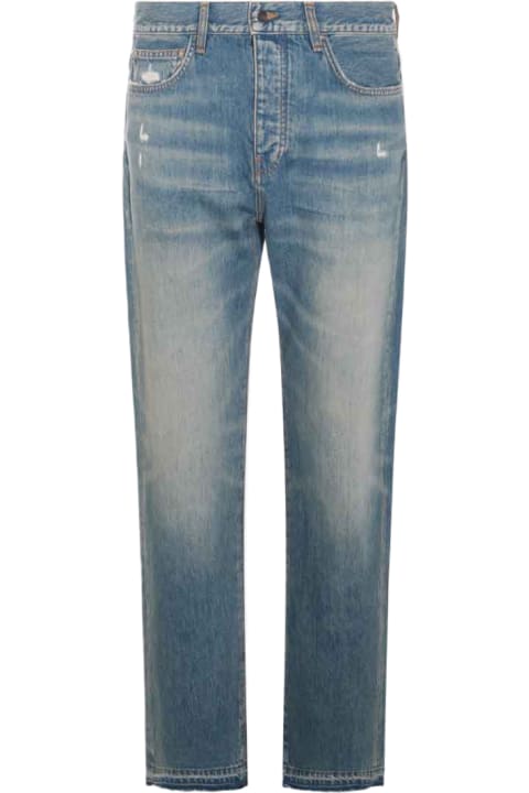 Clothing Sale for Men AMIRI Medium Blue Cotton Jeans