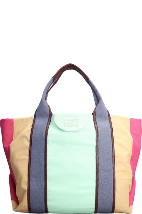 See by Chloé for Women See by Chloé Tote In Multicolor Canvas