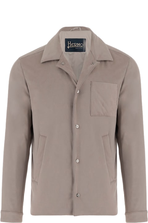 Herno Coats & Jackets for Men Herno Jacket With Suede Effect