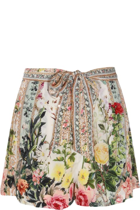 Camilla Pants & Shorts for Women Camilla Multicolor Silk Shorts