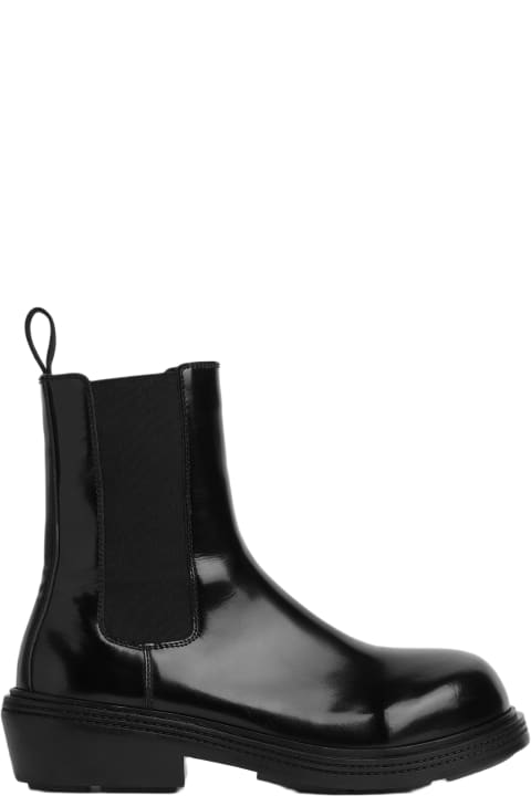 Gloss Vinyl Chelsea Ankle Boot