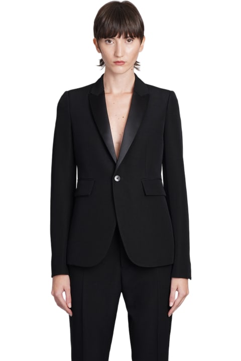 Sapio Coats & Jackets for Women Sapio N55 Blazer In Black Wool