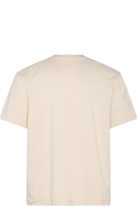 Sunnei Topwear for Men Sunnei Light Beige Cotton T-shirt