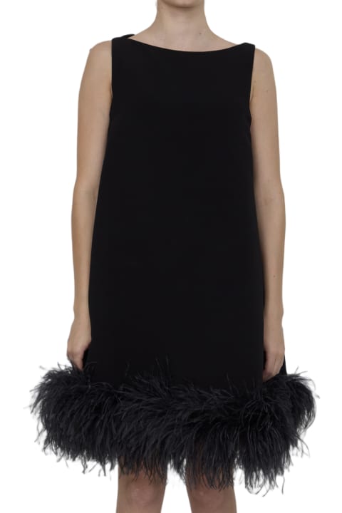 Dress To Impress for Women Valentino Mini Dress With Feathers