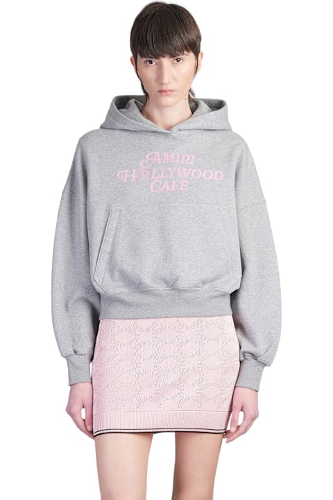 Fleeces & Tracksuits Sale for Women AMIRI Sweatshirt In Grey Cotton