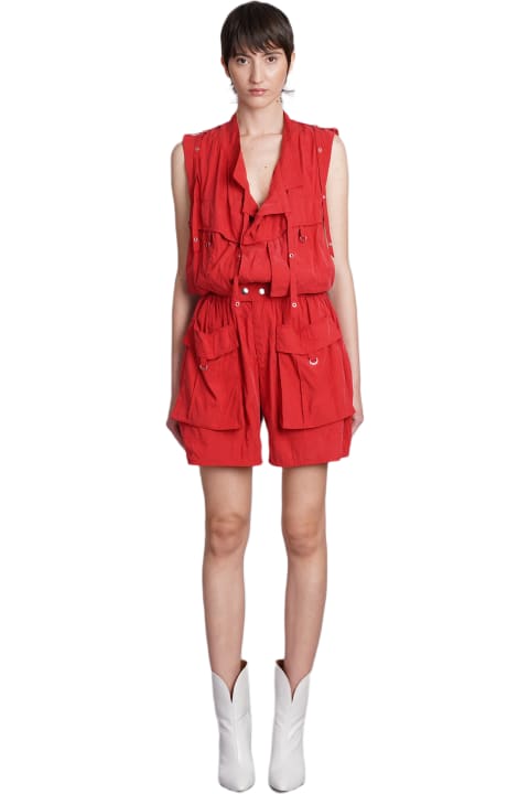 Isabel Marant Jumpsuits for Women Isabel Marant Hanelor Suit In Red Wool And Polyester