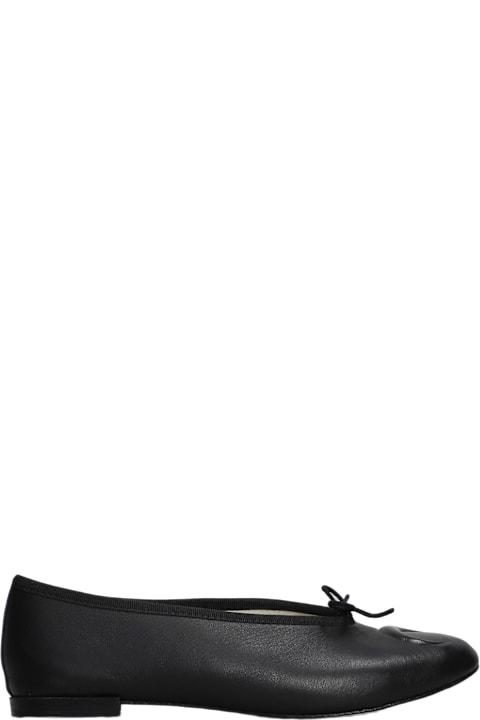 Repetto for Women Repetto Lilouh Ballet Flats In Black Leather