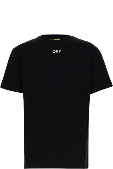 Off-White for Kids Off-White Cotton T-shirt With Logo