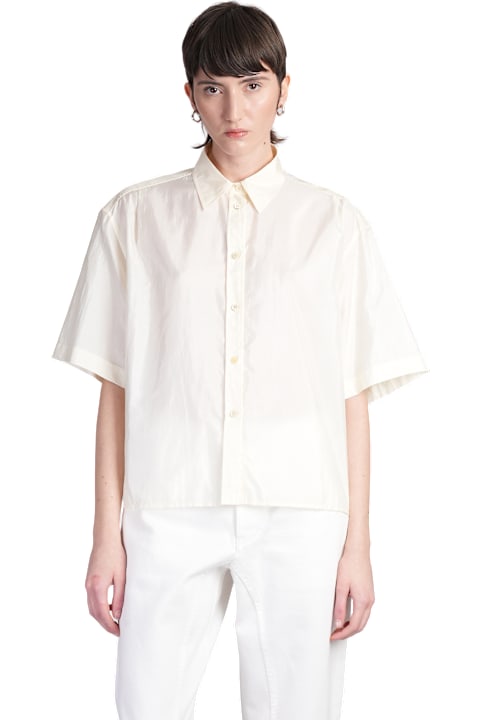 Jil Sander for Women Jil Sander Shirt In Beige Silk