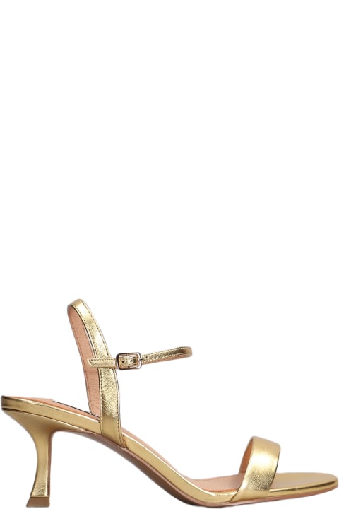 Sandals for Women Bibi Lou Lotus 65 Sandals In Gold Leather