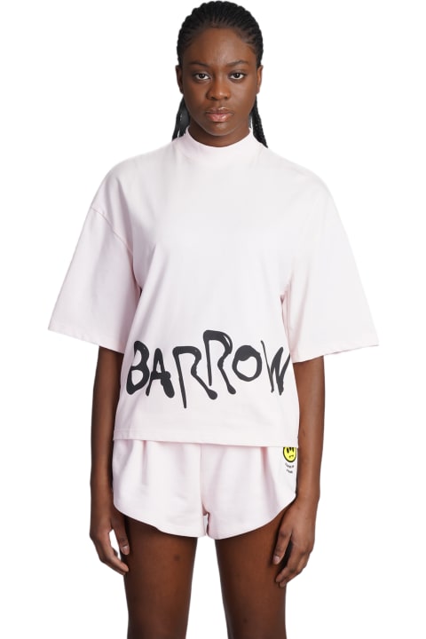 Barrow for Men Barrow T-shirt In Rose-pink Cotton