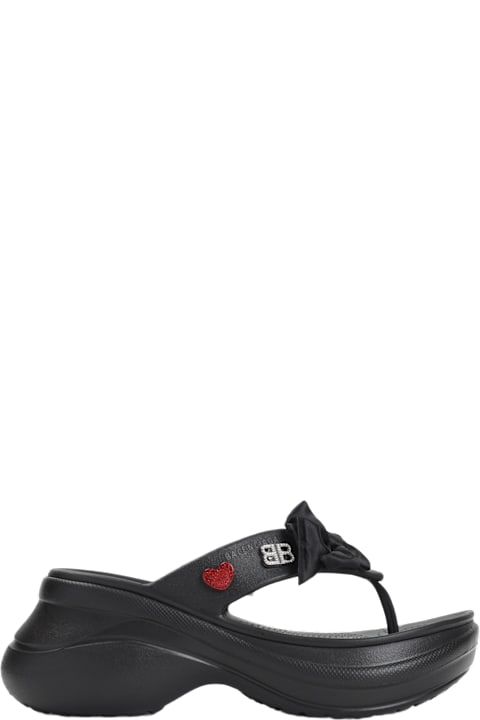 Homeware Balenciaga Tong Crocs Sandals