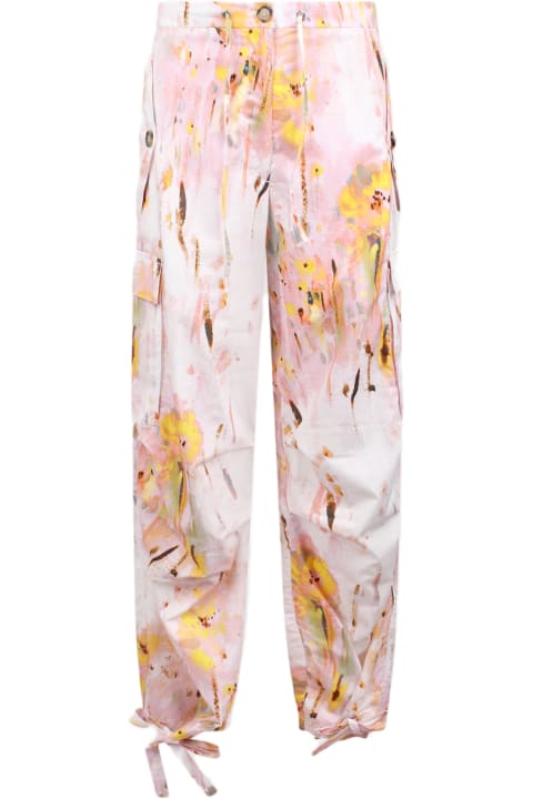 MSGM Pants & Shorts for Women MSGM Msgm Cargo Trousers With Print