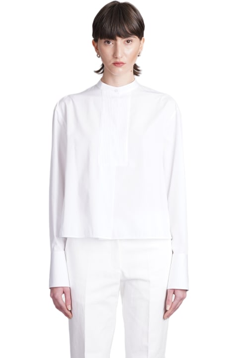 Jil Sander Topwear for Women Jil Sander Shirt In White Cotton