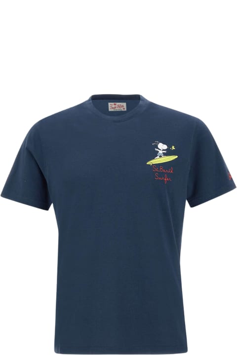 MC2 Saint Barth Clothing for Men MC2 Saint Barth "snoopy Surfer" Cotton T-shirt