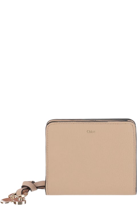 Chloé Wallets for Women Chloé Alphabet Compact Leather Wallet