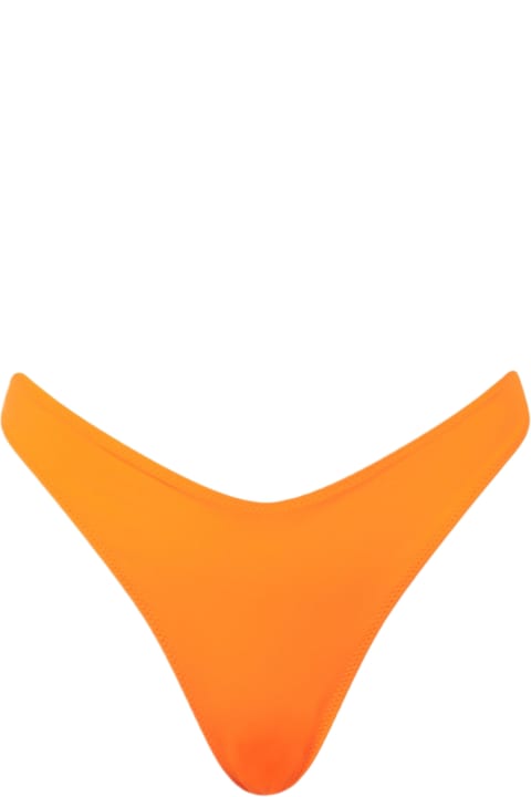 أدوات منزلية MC2 Saint Barth Woman Fluo Orange Cheeky Swim Briefs