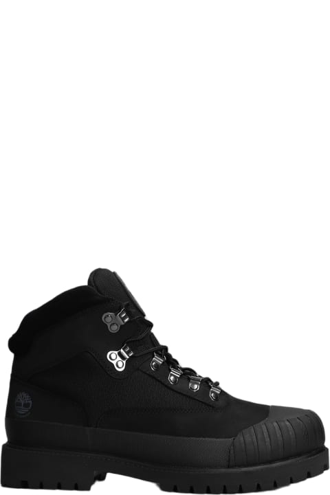 Timberland Boots for Men Timberland Heritage Boot Combat Boots In Black Synthetic Fibers