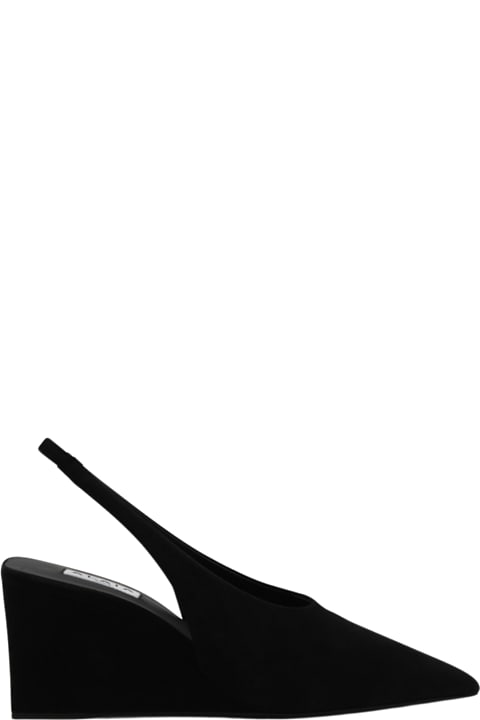 Alaia Black Leather Pumps