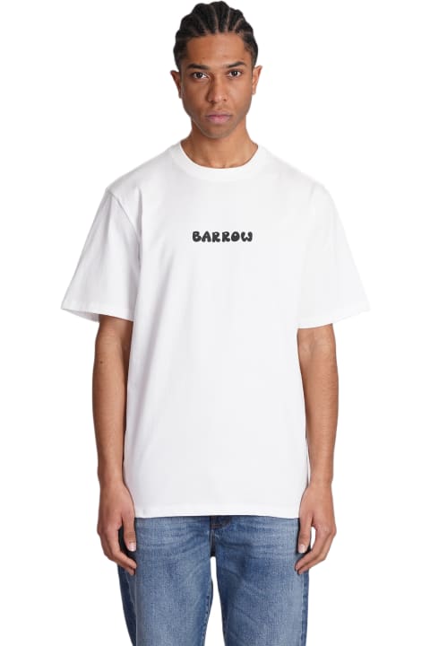 Barrow Topwear for Women Barrow White T-shirt 'bear With Me'