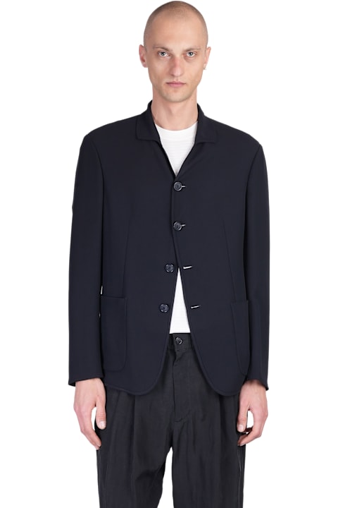 Giorgio Armani for Men Giorgio Armani Blazer In Blue Wool
