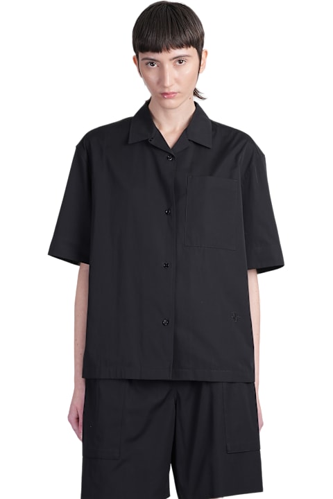 Jil Sander for Women Jil Sander Shirt 164 Shirt In Black Cotton