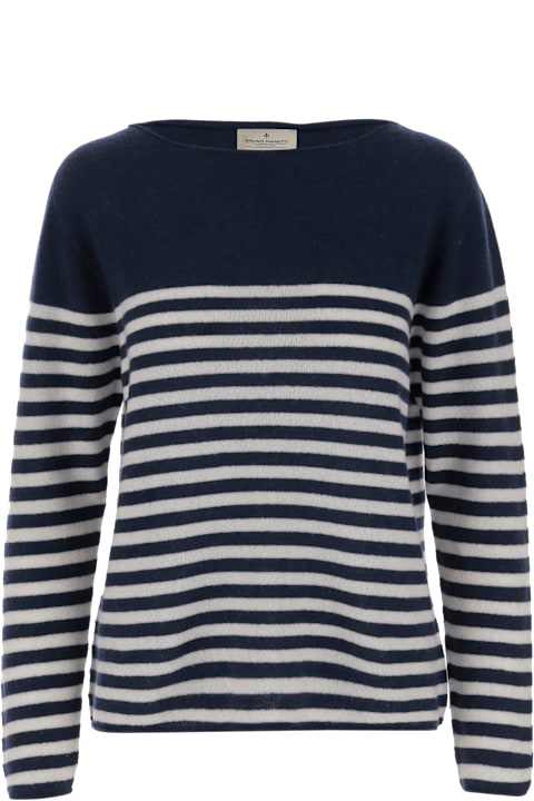 Bruno Manetti Clothing for Women Bruno Manetti Cashmere Sweater With Striped Pattern