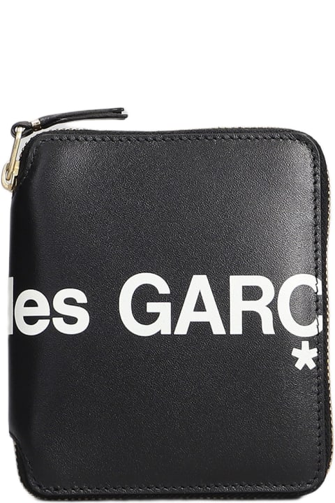 Wallets for Men Comme des Garçons Wallet Wallet In Black Leather