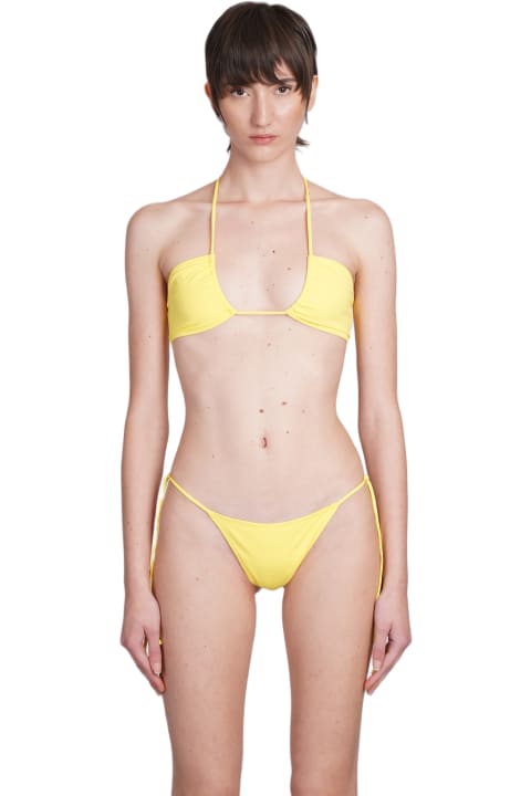 Swimwear for Women MC2 Saint Barth Dahila Beachwear In Yellow Polyamide