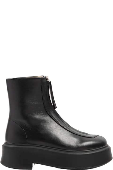 The Row Boots for Women The Row Zipped Leather Boots