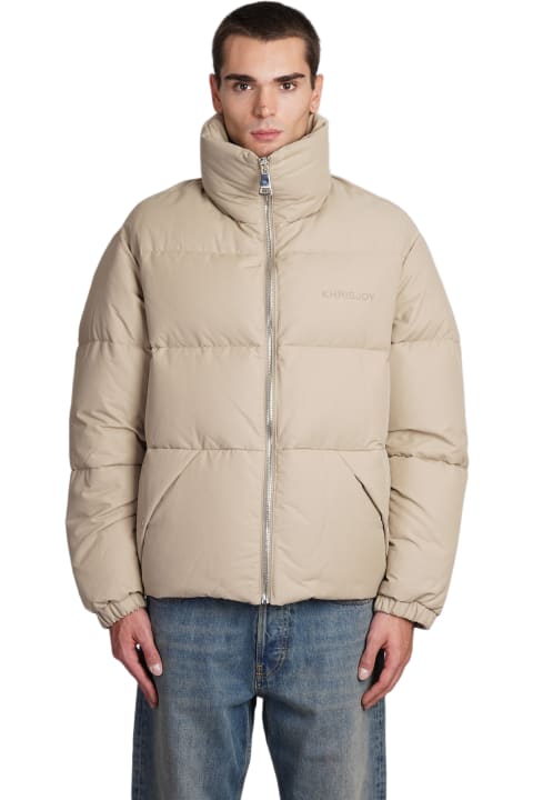 Puffer In Taupe Cotton