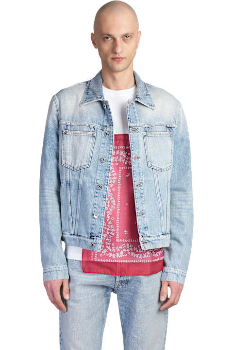 Lanvin معاطف وجواكت لـ القسم الرجالي Lanvin Denim Jackets In Blue Denim