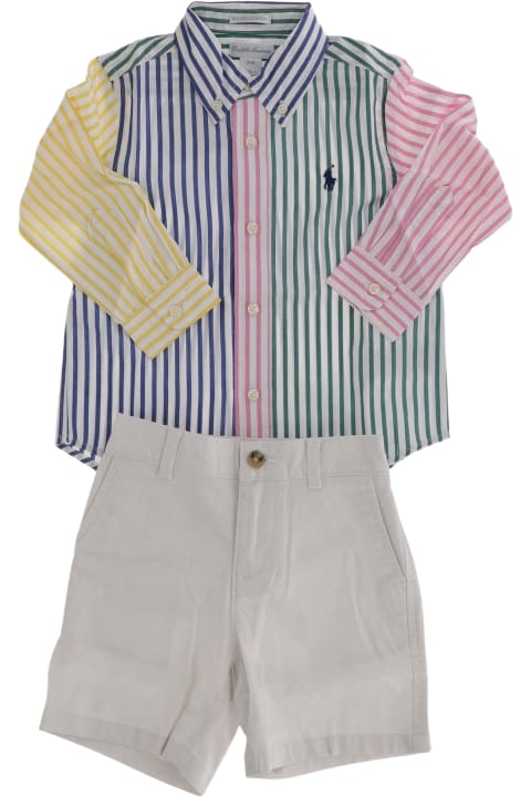ベビーボーイズ Polo Ralph Laurenのボディスーツ＆セットアップ Polo Ralph Lauren Two-piece Outfit Set