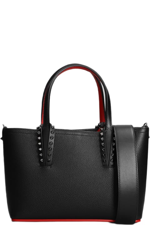 Christian Louboutin Bags for Women Christian Louboutin Cabata Mini Tote In Black Leather
