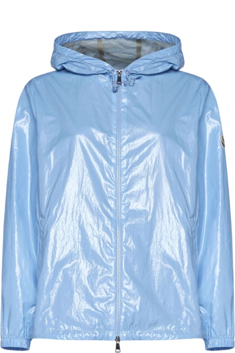 ウィメンズ Monclerのコート＆ジャケット Moncler Wuisse Waxed Cotton Jacket
