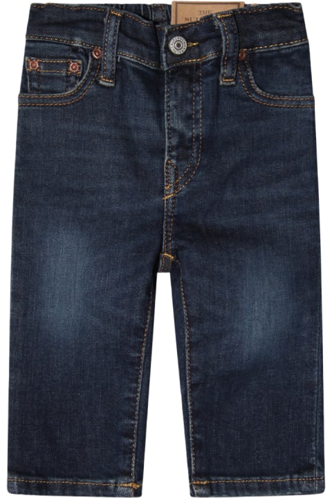 Bottoms for Baby Boys Polo Ralph Lauren Blue Denim Jeans