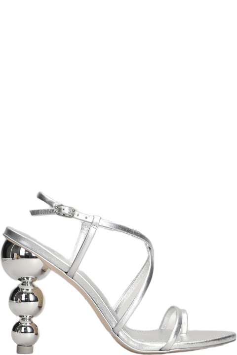 Cult Gaia Sandals for Women Cult Gaia Robyn Sandals In Silver Leather
