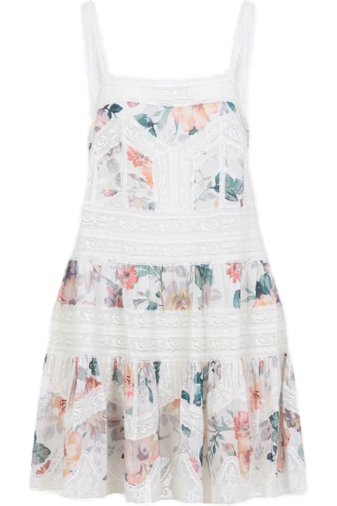 Zimmermann Dresses for Women Zimmermann Acacia Lace Mini Dress
