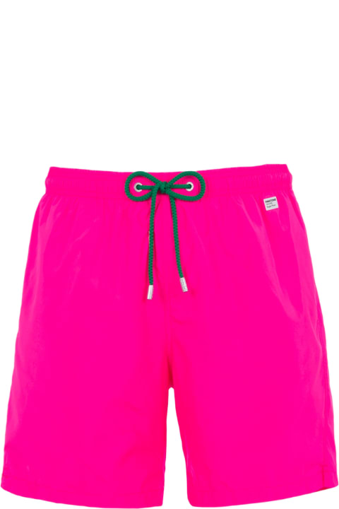 Homeware MC2 Saint Barth Man Lightweight Fabric Fluo Pink Swim Shorts Lighting Pantone | Pantone® Special Edition