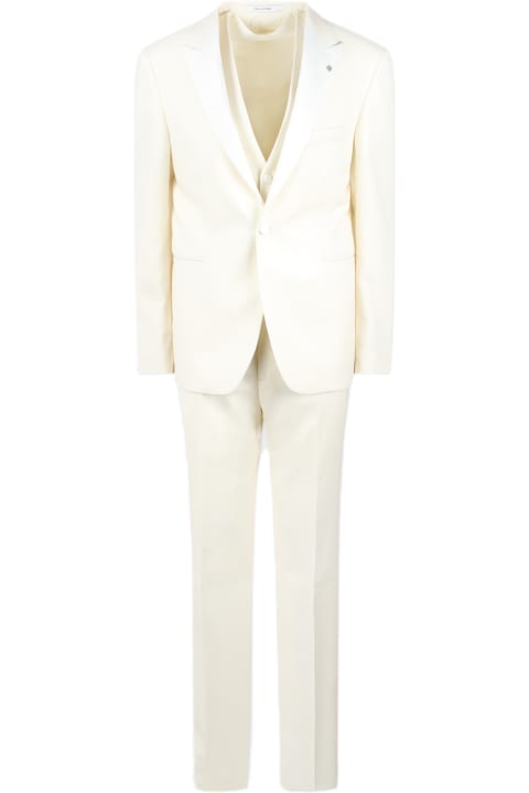 Tagliatore Suits for Men Tagliatore 3 Pieces Single Breasted Tailored Suit