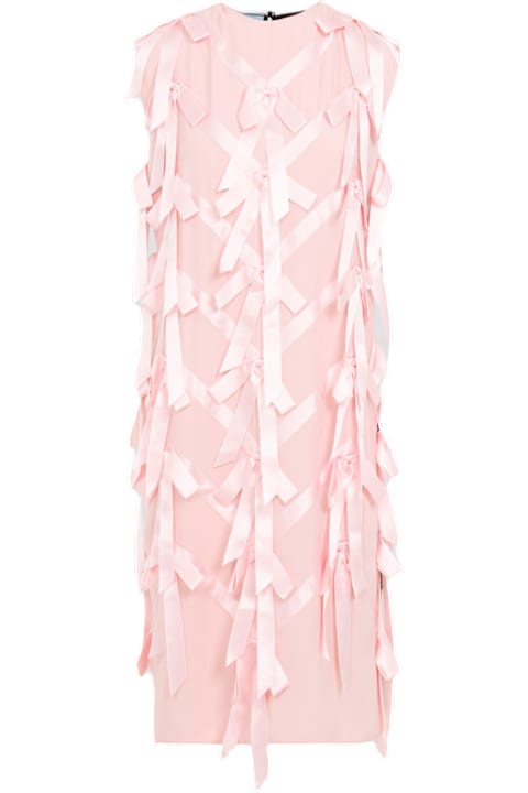 Prada Dresses for Women Prada Panelled Sleeveless Dress